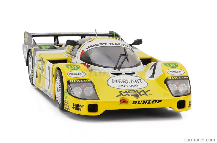 Porsche 956L Turbo Team Newman Joest Racing N°7 Víťaz 24h Le Mans 1984 Klaus Ludwig - Henri Pescarolo - Stefan Johansson 1:18 Werk83 žltá čierna