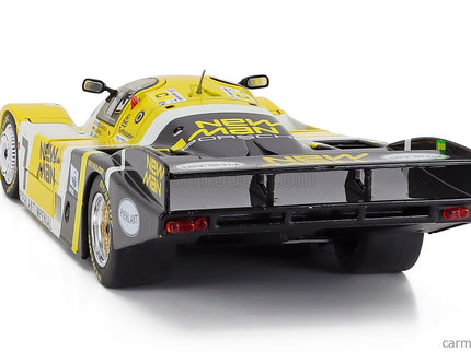 Porsche 956L Turbo Team Newman Joest Racing N°7 Víťaz 24h Le Mans 1984 Klaus Ludwig - Henri Pescarolo - Stefan Johansson 1:18 Werk83 žltá čierna