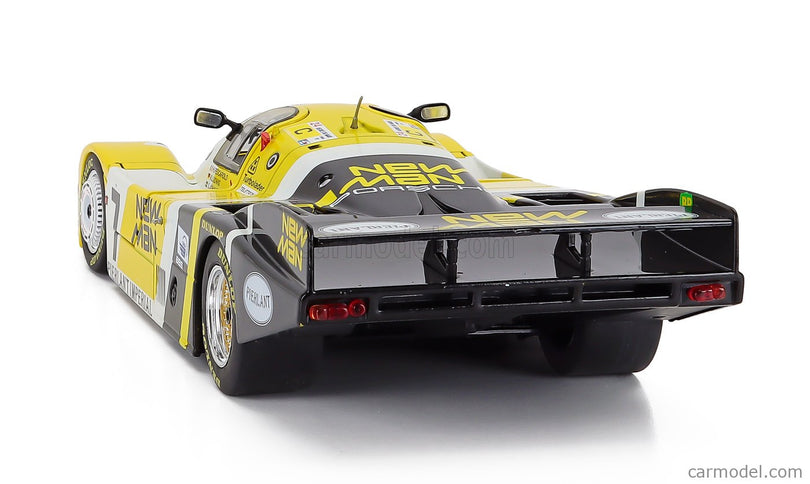 Porsche 956L Turbo Team Newman Joest Racing N°7 Víťaz 24h Le Mans 1984 Klaus Ludwig - Henri Pescarolo - Stefan Johansson 1:18 Werk83 žltá čierna