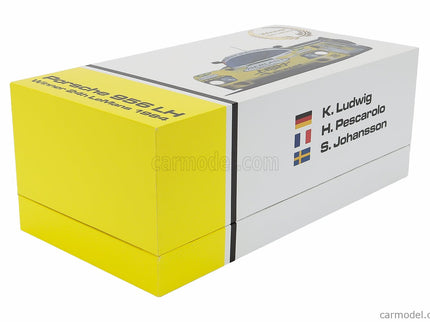 Porsche 956L Turbo Team Newman Joest Racing N°7 Víťaz 24h Le Mans 1984 Klaus Ludwig - Henri Pescarolo - Stefan Johansson 1:18 Werk83 žltá čierna