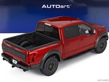 Ford F-150 Raptor Pick-UP Double Cabine 2019 1:18 AUTOart Ruby červená