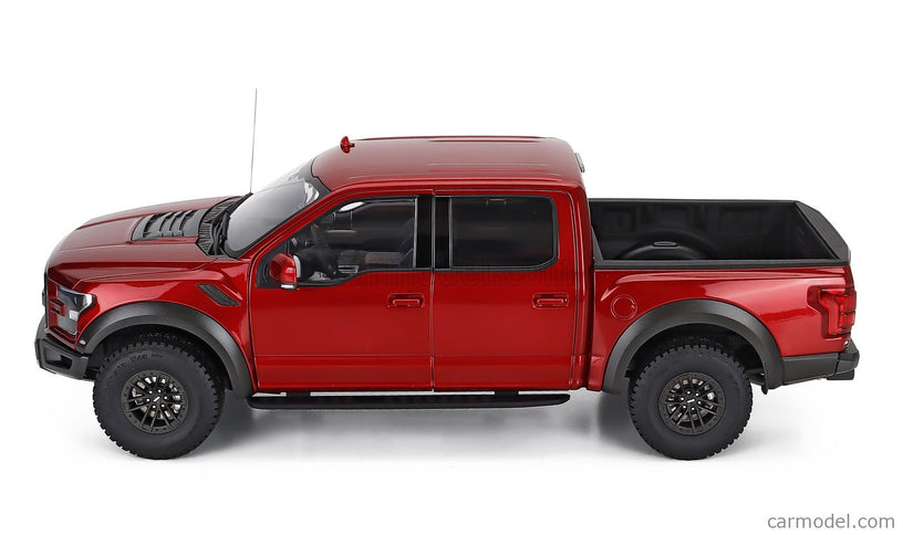 Ford F-150 Raptor Pick-UP Double Cabine 2019 1:18 AUTOart Ruby červená