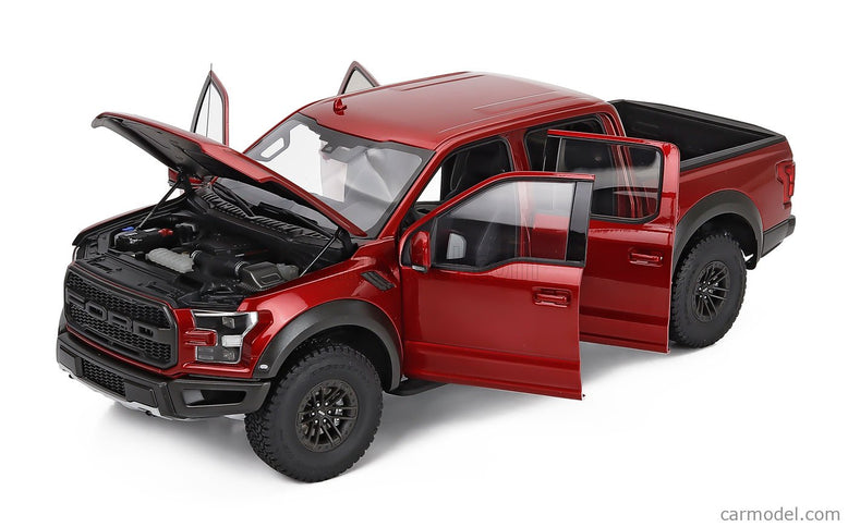Ford F-150 Raptor Pick-UP Double Cabine 2019 1:18 AUTOart Ruby červená