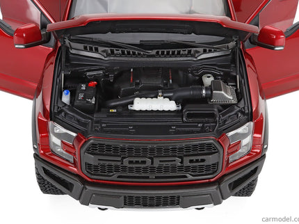 Ford F-150 Raptor Pick-UP Double Cabine 2019 1:18 AUTOart Ruby červená