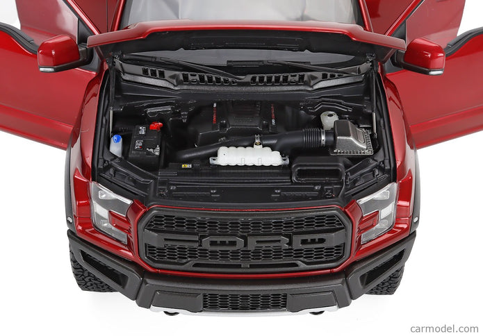 Ford F-150 Raptor Pick-UP Double Cabine 2019 1:18 AUTOart Ruby červená