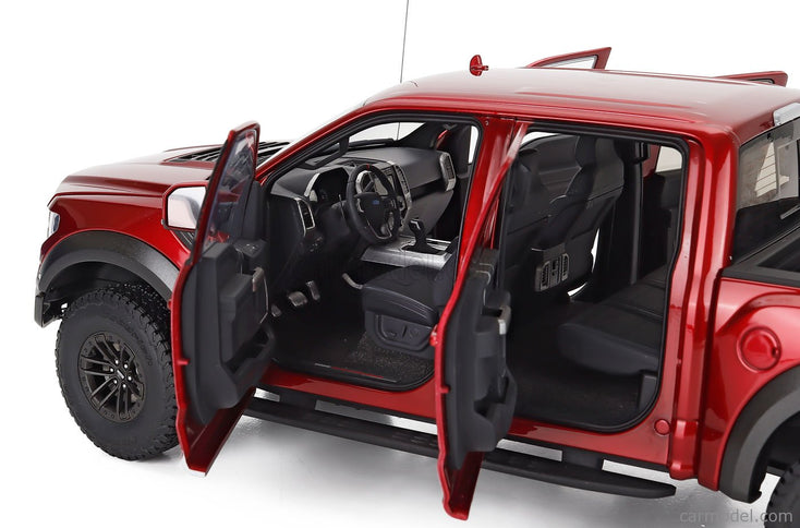 Ford F-150 Raptor Pick-UP Double Cabine 2019 1:18 AUTOart Ruby červená