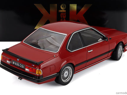 BMW 6-SERIES M635 Csi (E24) Coupe 1987 - Cerchi Alpina - Alpina Disky 1:12 KK Scale červená