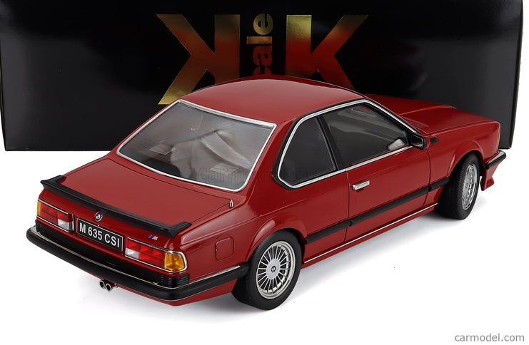 BMW 6-SERIES M635 Csi (E24) Coupe 1987 - Cerchi Alpina - Alpina Disky 1:12 KK Scale červená