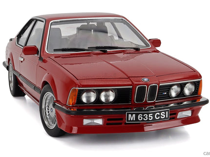 BMW 6-SERIES M635 Csi (E24) Coupe 1987 - Cerchi Alpina - Alpina Disky 1:12 KK Scale červená