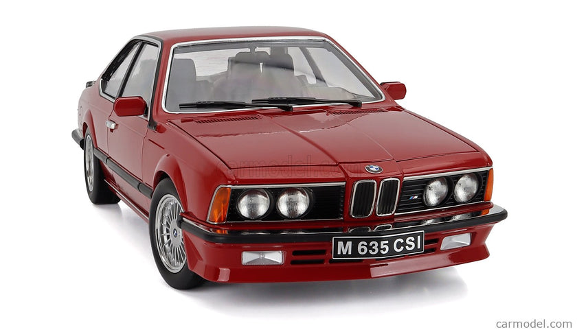 BMW 6-SERIES M635 Csi (E24) Coupe 1987 - Cerchi Alpina - Alpina Disky 1:12 KK Scale červená