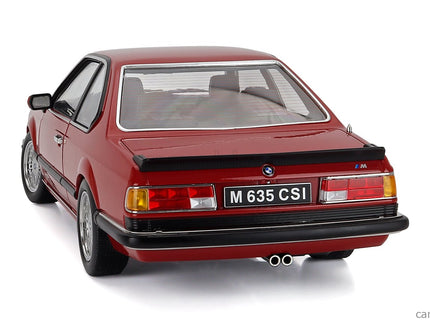 BMW 6-SERIES M635 Csi (E24) Coupe 1987 - Cerchi Alpina - Alpina Disky 1:12 KK Scale červená