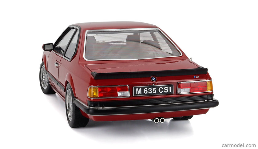 BMW 6-SERIES M635 Csi (E24) Coupe 1987 - Cerchi Alpina - Alpina Disky 1:12 KK Scale červená