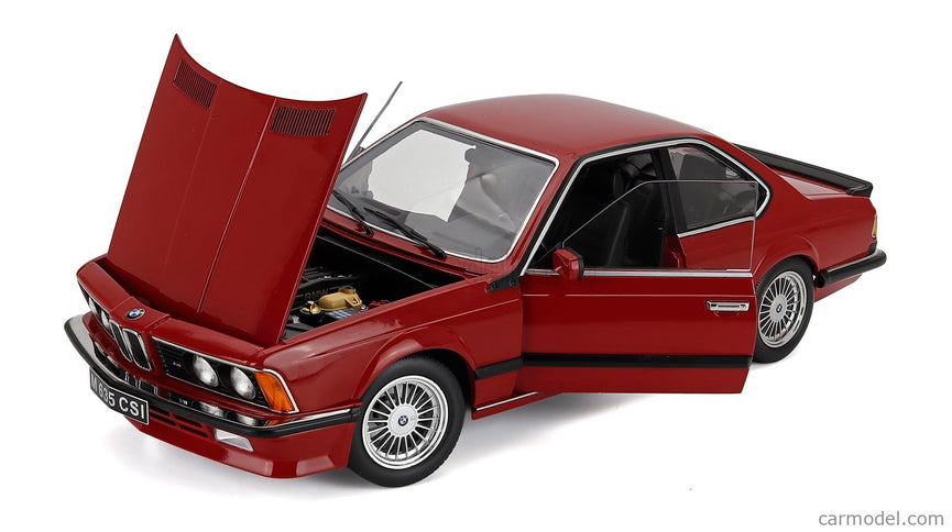 BMW 6-SERIES M635 Csi (E24) Coupe 1987 - Cerchi Alpina - Alpina Disky 1:12 KK Scale červená