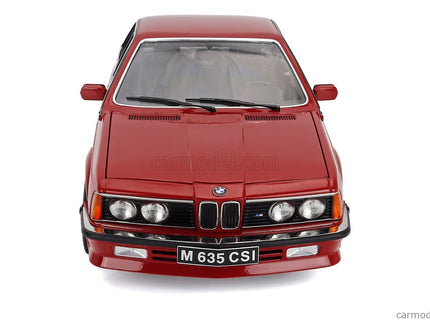 BMW 6-SERIES M635 Csi (E24) Coupe 1987 - Cerchi Alpina - Alpina Disky 1:12 KK Scale červená