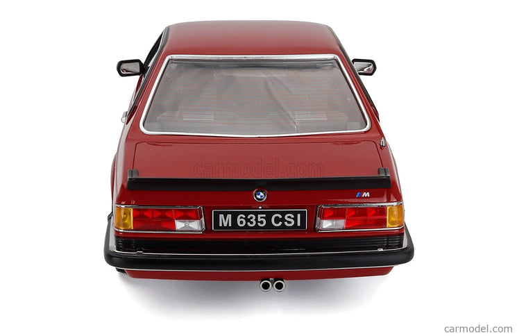 BMW 6-SERIES M635 Csi (E24) Coupe 1987 - Cerchi Alpina - Alpina Disky 1:12 KK Scale červená