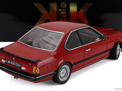 BMW 6-SERIES M635 Csi (E24) Coupe 1987 1:12 KK Scale červená