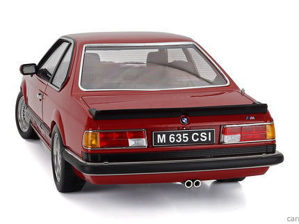 BMW 6-SERIES M635 Csi (E24) Coupe 1987 1:12 KK Scale červená