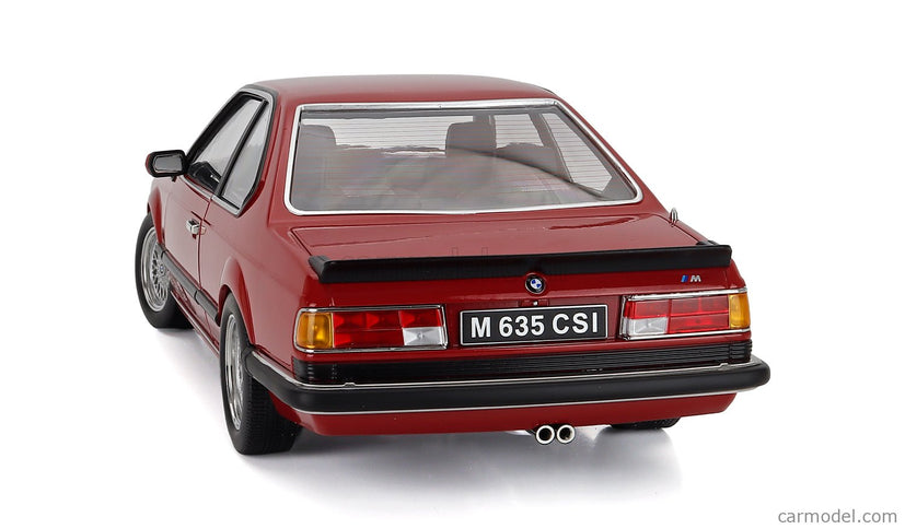 BMW 6-SERIES M635 Csi (E24) Coupe 1987 1:12 KK Scale červená
