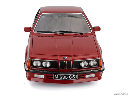 BMW 6-SERIES M635 Csi (E24) Coupe 1987 1:12 KK Scale červená