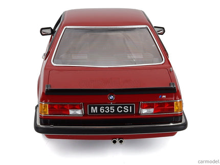 BMW 6-SERIES M635 Csi (E24) Coupe 1987 1:12 KK Scale červená