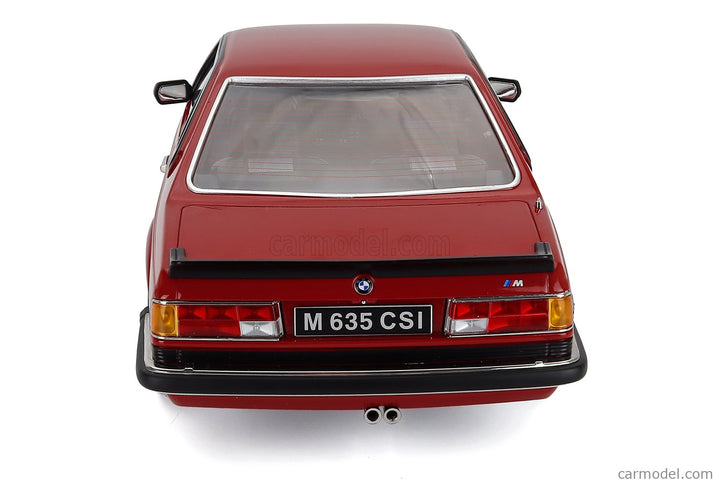 BMW 6-SERIES M635 Csi (E24) Coupe 1987 1:12 KK Scale červená