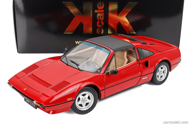 Ferrari 308 GTS Quattrovalvole European Version 1982 1:12 KK Scale červená