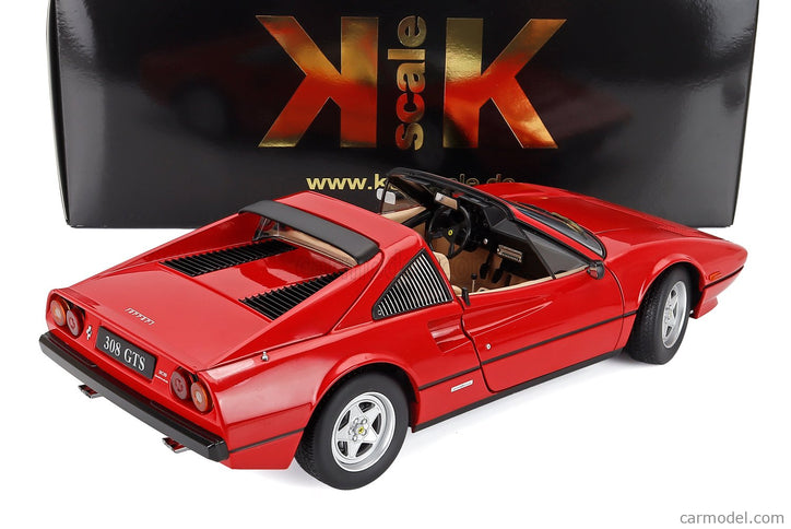 Ferrari 308 GTS Quattrovalvole European Version 1982 1:12 KK Scale červená