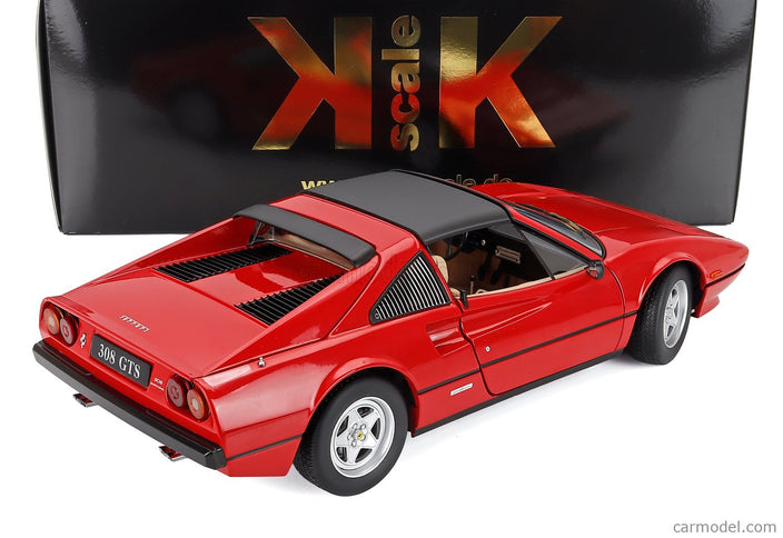 Ferrari 308 GTS Quattrovalvole European Version 1982 1:12 KK Scale červená