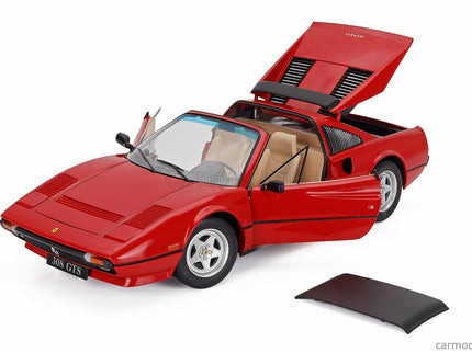 Ferrari 308 GTS Quattrovalvole European Version 1982 1:12 KK Scale červená