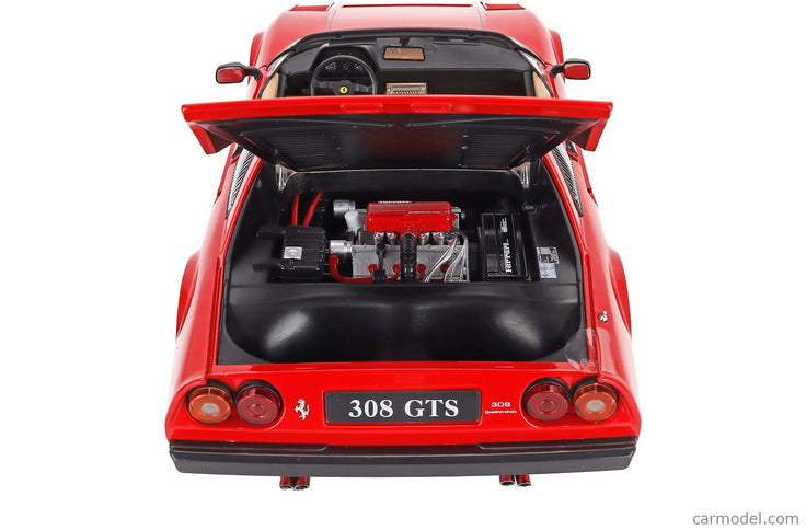 Ferrari 308 GTS Quattrovalvole European Version 1982 1:12 KK Scale červená