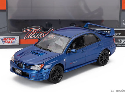 Subaru Impreza Wrx STi 2003 - Black Kolesá 1:24 Motor Max modrá metalická