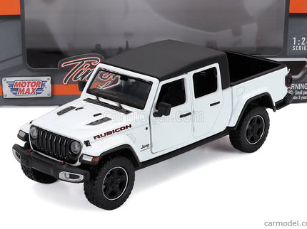 Jeep Gladiator Rubicon Pick-UP Soft-Top 2021 1:27 Motor Max biela čierna