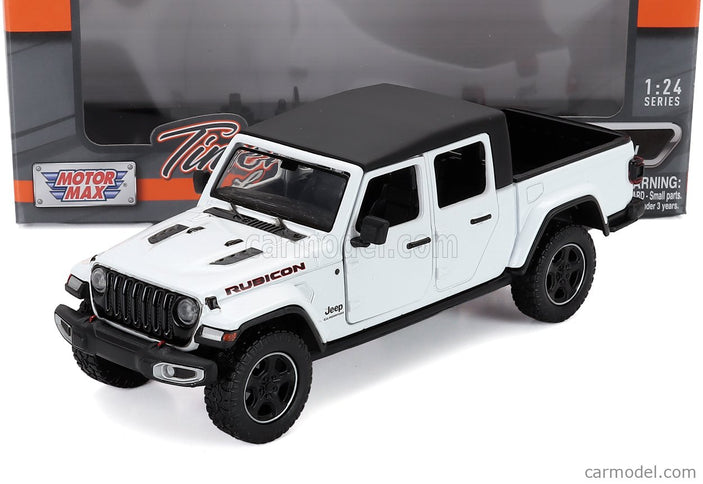 Jeep Gladiator Rubicon Pick-UP Soft-Top 2021 1:27 Motor Max biela čierna