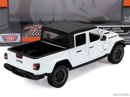 Jeep Gladiator Rubicon Pick-UP Soft-Top 2021 1:27 Motor Max biela čierna