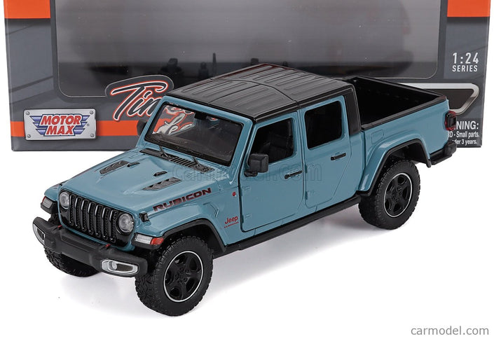 Jeep Gladiator Rubicon Pick-UP Hard-Top 2021 1:27 Motor Max svetlomodrá