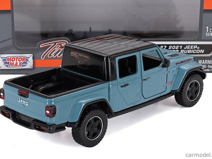 Jeep Gladiator Rubicon Pick-UP Hard-Top 2021 1:27 Motor Max svetlomodrá