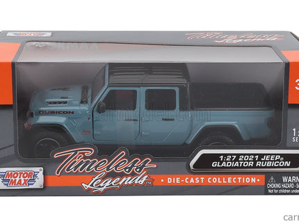 Jeep Gladiator Rubicon Pick-UP Hard-Top 2021 1:27 Motor Max svetlomodrá