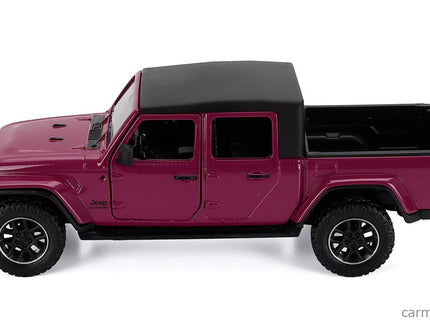 Jeep Gladiator Overland Pick-UP Soft-Top 2021 1:27 Motor Max Dark fuksiová
