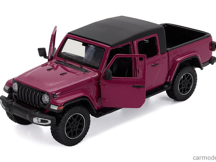 Jeep Gladiator Overland Pick-UP Soft-Top 2021 1:27 Motor Max Dark fuksiová