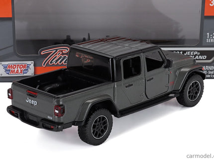 Jeep Gladiator Overland Pick-UP 2021 1:27 Motor Max Granite sivá