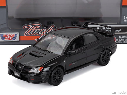 Subaru Impreza Wrx STi 2003 1:24 Motor Max čierna
