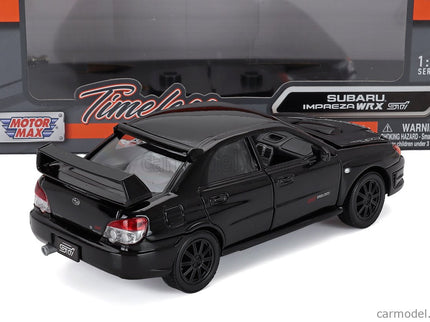 Subaru Impreza Wrx STi 2003 1:24 Motor Max čierna