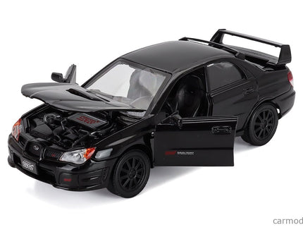 Subaru Impreza Wrx STi 2003 1:24 Motor Max čierna
