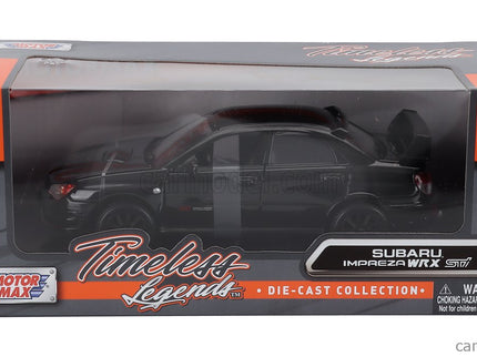 Subaru Impreza Wrx STi 2003 1:24 Motor Max čierna