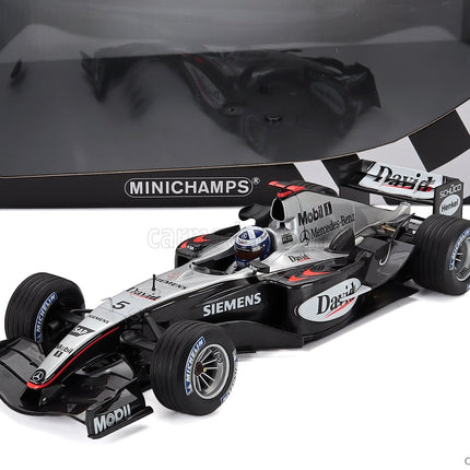 Mclaren F1 MP4/19 N°5 Sezóna 2004 David Coulthard 1:18 Minichamps čierna strieborná