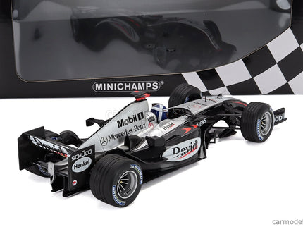 Mclaren F1 MP4/19 N°5 Sezóna 2004 David Coulthard 1:18 Minichamps čierna strieborná