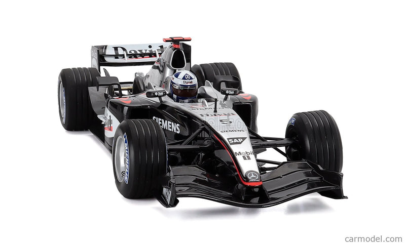 Mclaren F1 MP4/19 N°5 Sezóna 2004 David Coulthard 1:18 Minichamps čierna strieborná