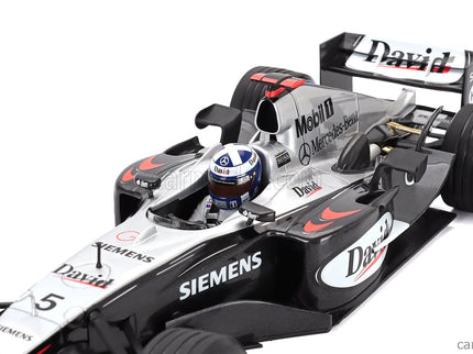 Mclaren F1 MP4/19 N°5 Sezóna 2004 David Coulthard 1:18 Minichamps čierna strieborná