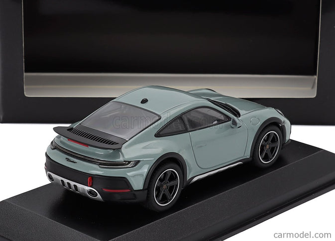 Porsche 911 992 Dakar Coupe 2023 1:43 Minichamps zelená metalická