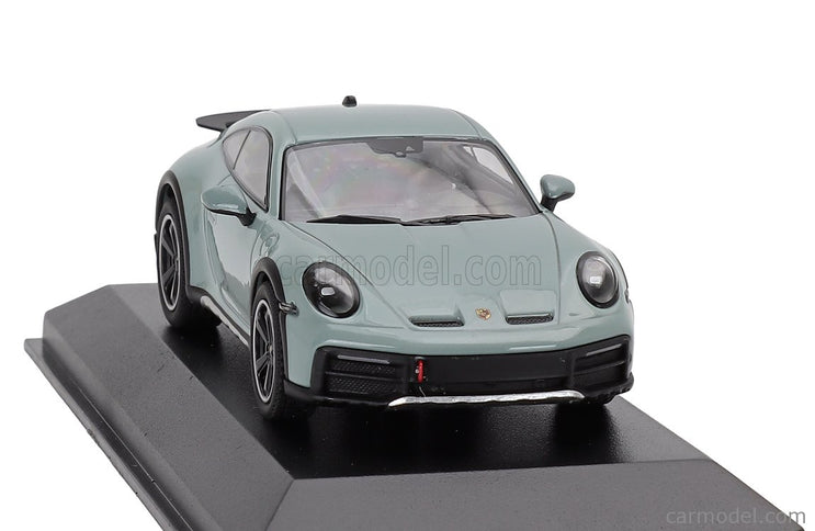 Porsche 911 992 Dakar Coupe 2023 1:43 Minichamps zelená metalická